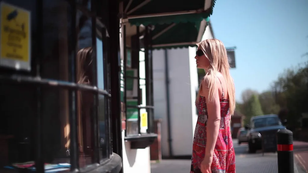 Girl entering West Malling Dental, Kent for a direct access appointment with a hygienist